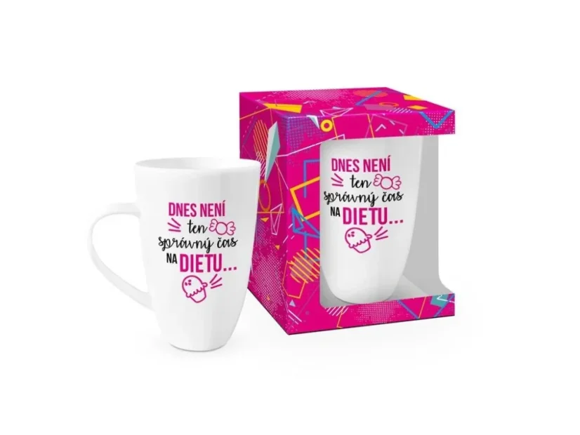 Hrnek "Dnes není čas na dietu", 400 ml