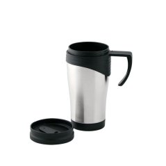 Termohrnek nerez s plastovým víčkem, 400ml