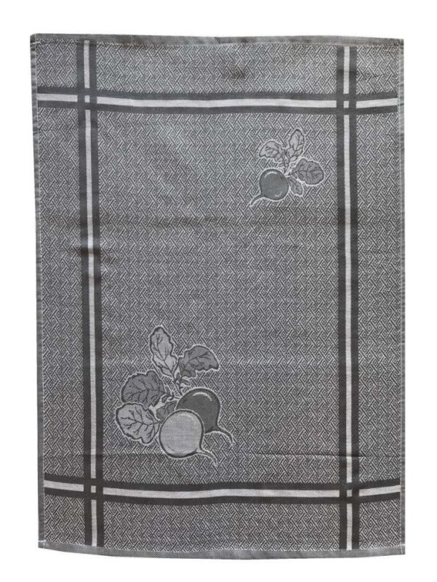 Utěrka Extra savá 50x70 cm Ředkvička šedá 3 ks