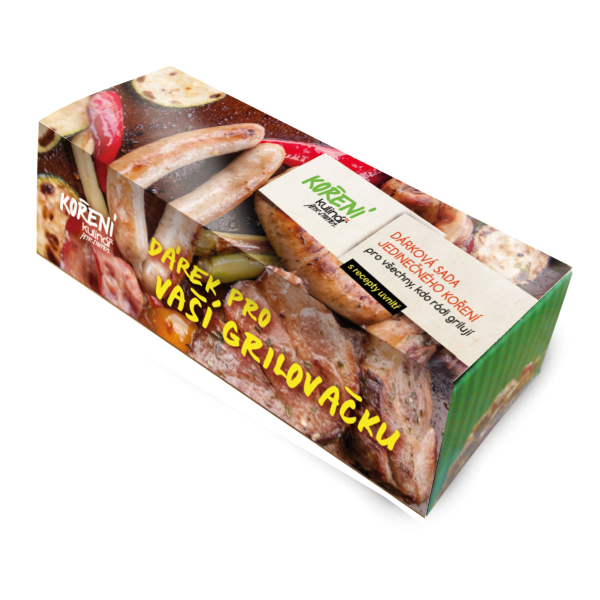 Dárková kazeta koření „PRO VAŠI GRILOVAČKU“ 230g
